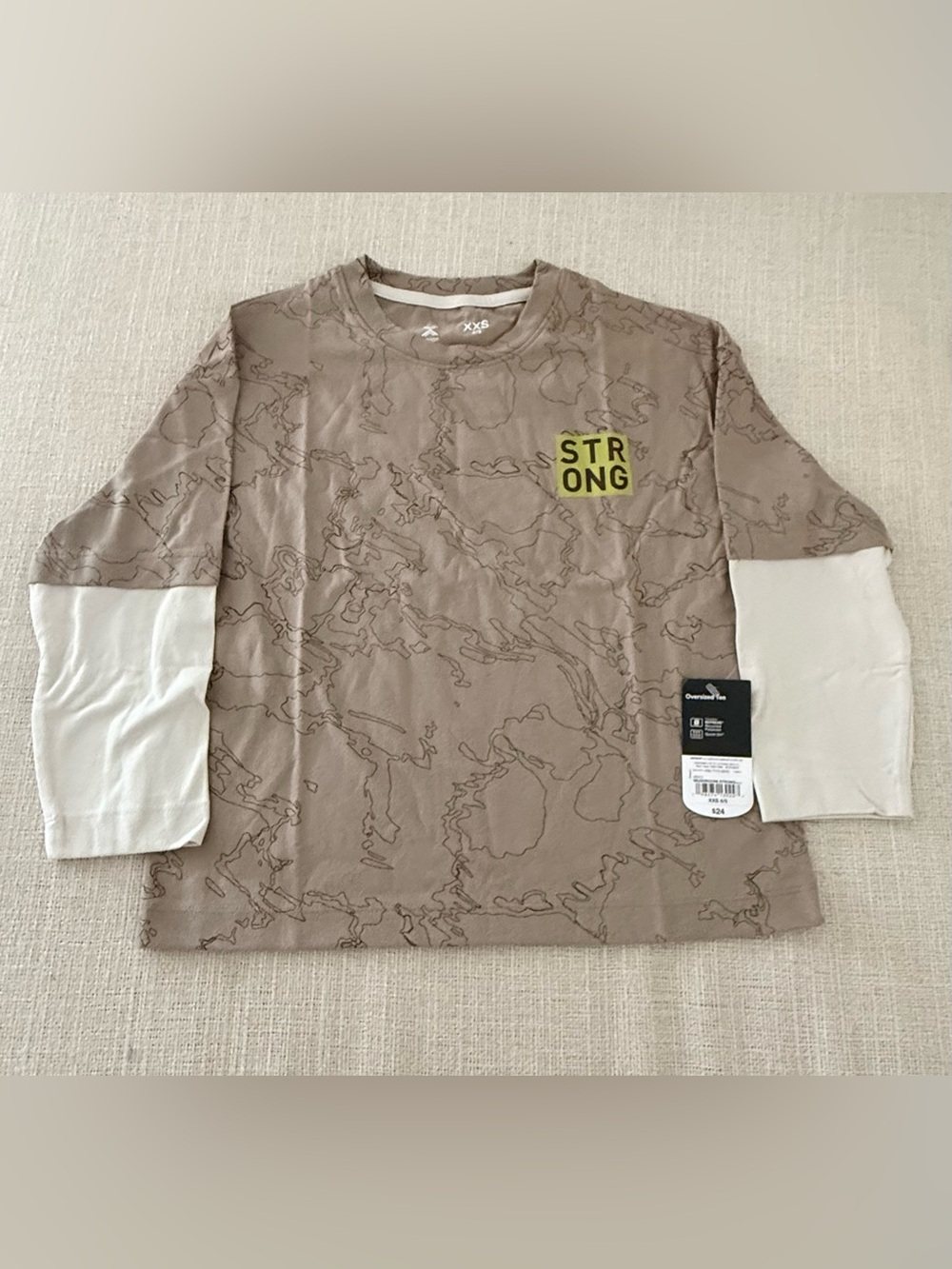 Xersion Boys XXS 4/5 Oversized Quick-Dri Graphic Tee NWT